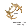 Stainless Steel Starfish Open Bracelet For Women Goldplated Electroplated Simple Animal Style Highend Jewelry