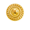 Stainless Steel Sun Brooch Light Luxury Electroplated Unisex Clothing Accessory