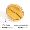 Stainless Steel Sun Brooch Light Luxury Electroplated Unisex Clothing Accessory