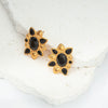 Stainless Steel Sweet Drop Shape Electroplated Inlaid Zircon Women's Earrings