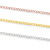 Stainless Steel Tail Chain Extension Chain Jewelry Accessories Vacuum Electroplated For Diy Bracelet Necklace