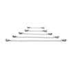 Stainless Steel Tail Chain Lobster Clasp Diy Handmade Jewelry Accessories With Electroplating