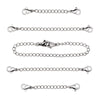 Stainless Steel Tail Chain Lobster Clasp Diy Handmade Jewelry Accessories With Electroplating