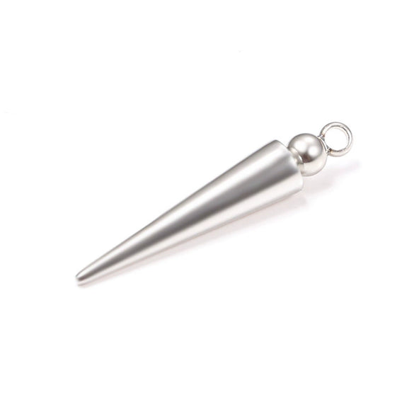 Stainless Steel Tapered Pendant Jewelry With Electrolysis Treatment