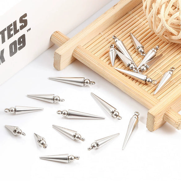 Stainless Steel Tapered Pendant Jewelry With Electrolysis Treatment
