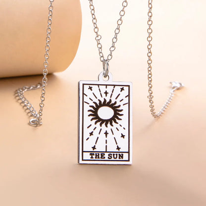 Stainless Steel Tarot Necklace