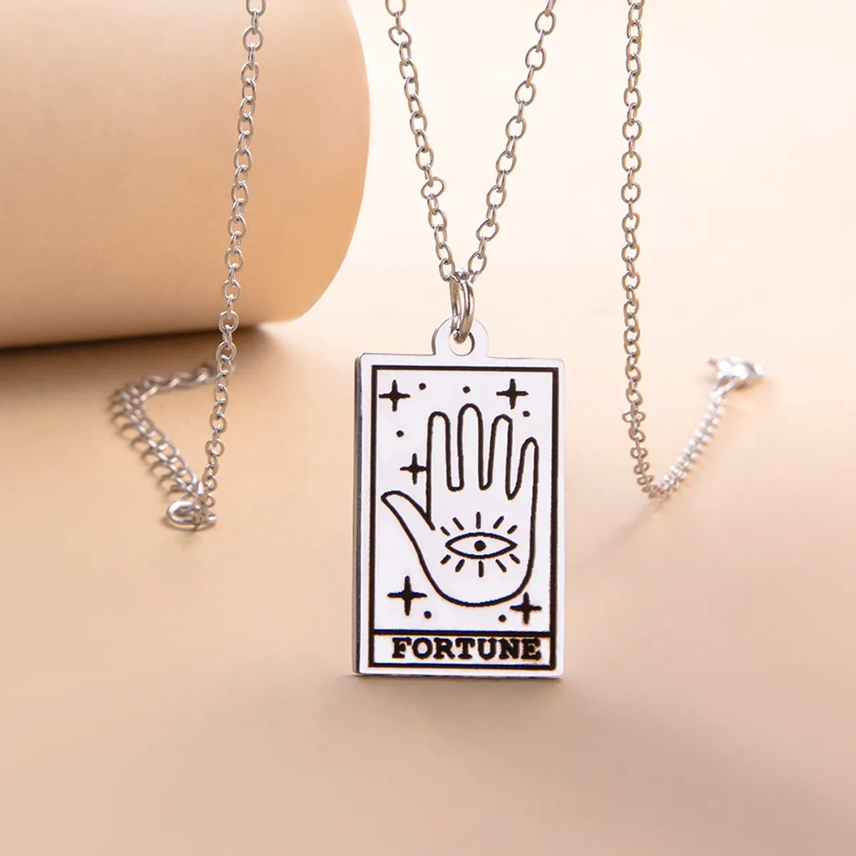 Stainless Steel Tarot Necklace