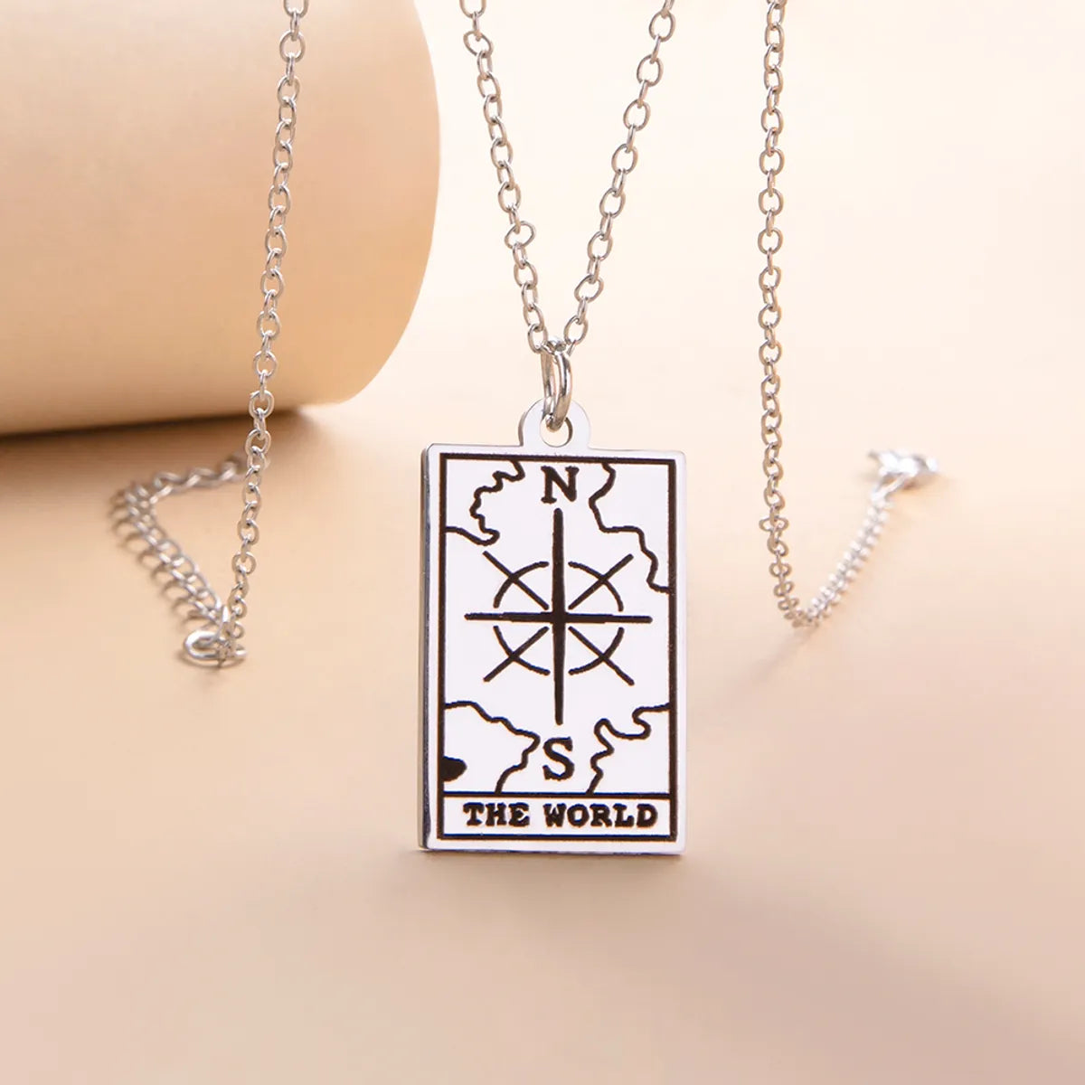 Stainless Steel Tarot Necklace