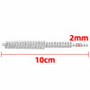 Stainless Steel Tassel Diamond Chain Earrings With Electroplating And Welding Treatment
