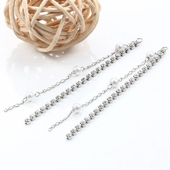 Stainless Steel Tassel Drill Chain Accessories For Earrings And Necklace With Welding Ring And Electroplating