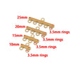 Stainless Steel Tassel Oneshaped Jewelry Accessories For Diy Necklace And Earring With Electroplating