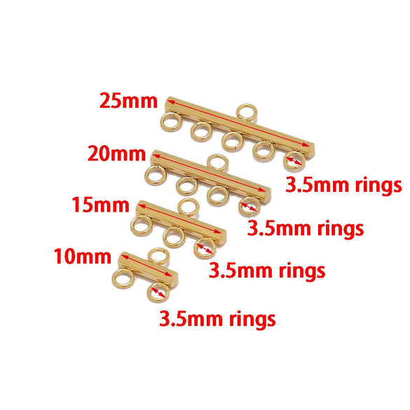 Stainless Steel Tassel Oneshaped Jewelry Accessories For Diy Necklace And Earring With Electroplating