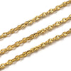 Stainless Steel Thread Pattern Button Shaped Gold Plated Decorative Chain For Necklace Bracelet Accessories