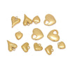 Stainless Steel Threedimensional Heart Pendant Jewelry Necklace Bracelet Accessories With Gold Color Electroplating