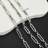 Stainless Steel Titanium Steel Chain Bracelet Necklace Accessories For Men Handmade With Tassel And Electrolysis Treatment