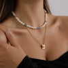 Stainless Steel Titanium Steel Constellation Necklace Electroplating Light Luxury Women's Jewelry