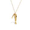 Stainless Steel Titanium Steel Necklace Electroplated Ocean Wind Pisces Pendant Women's Light Luxury Niche Style