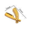 Stainless Steel Tool Pendant Jewelry With Fork And Spoon Pattern Electroplated