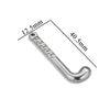 Stainless Steel Tool Pendant Jewelry With Fork And Spoon Pattern Electroplated