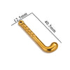 Stainless Steel Tool Pendant Jewelry With Fork And Spoon Pattern Electroplated