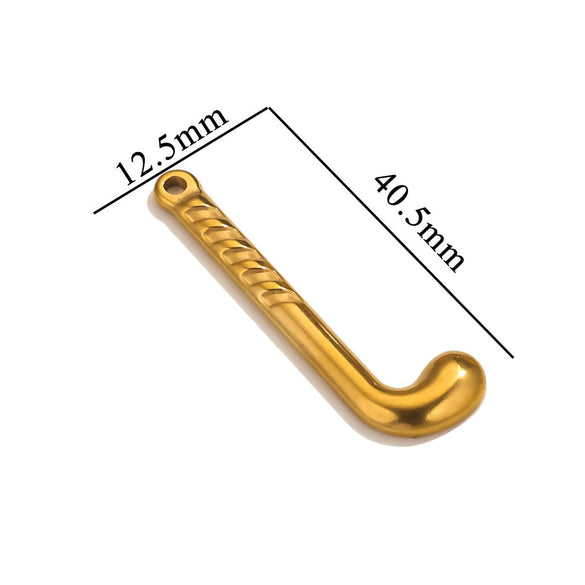Stainless Steel Tool Pendant Jewelry With Fork And Spoon Pattern Electroplated