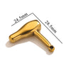 Stainless Steel Tool Pendant Jewelry With Fork And Spoon Pattern Electroplated