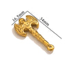 Stainless Steel Tool Pendant Jewelry With Fork And Spoon Pattern Electroplated