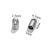 Stainless Steel Totem Geometric Vacuum Plated Leather Rope Connection Buckle Jewelry Accessories For Diy Bracelet And Foot Chain