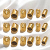 Stainless Steel Totem Geometric Vacuum Plated Leather Rope Connection Buckle Jewelry Accessories For Diy Bracelet And Foot Chain