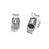 Stainless Steel Totem Geometric Vacuum Plated Leather Rope Connection Buckle Jewelry Accessories For Diy Bracelet And Foot Chain