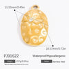 Stainless Steel Totem Pendant Jewelry Accessories Electroplated Fashion Style