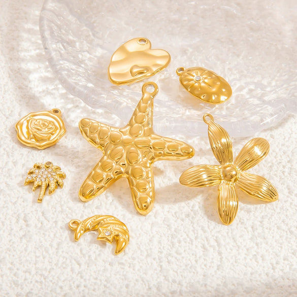 Stainless Steel Totem Pendant Jewelry Accessories Electroplated Fashion Style