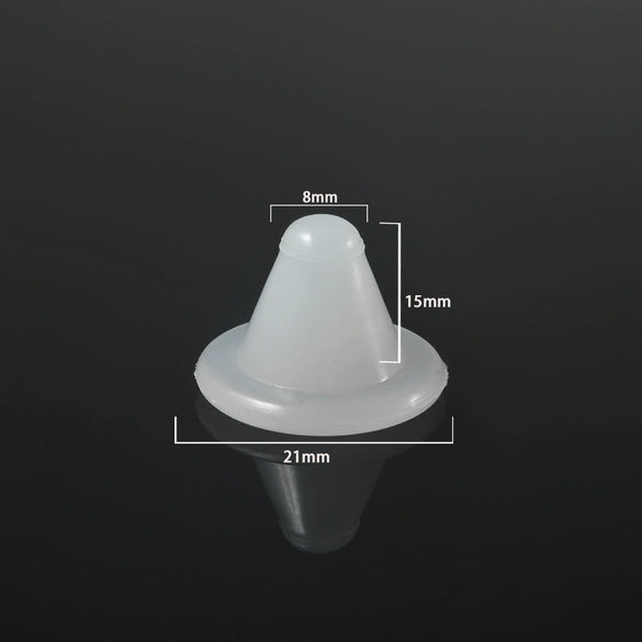 Stainless Steel Transparent Silicone Navel Plug Ring Multistyle Sharp Cone Conical Unisex Elegant