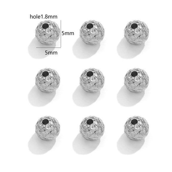 Stainless Steel Tube Beads Electroplated Diy Handmade Jewelry Accessories