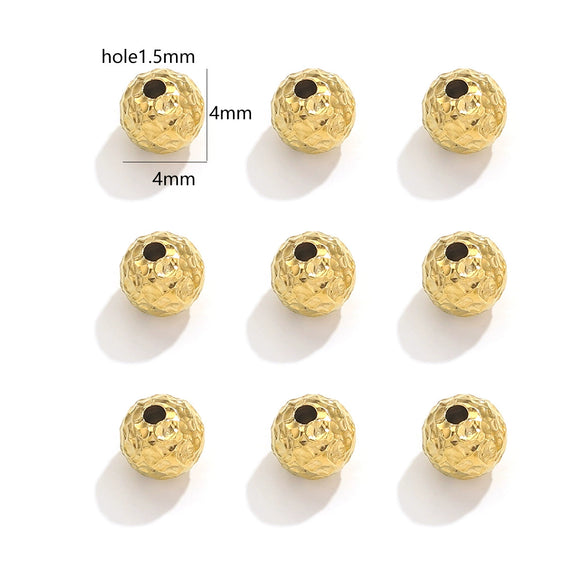Stainless Steel Tube Beads Electroplated Diy Handmade Jewelry Accessories