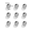 Stainless Steel Tube Beads Electroplated Diy Handmade Jewelry Accessories