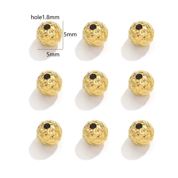 Stainless Steel Tube Beads Electroplated Diy Handmade Jewelry Accessories