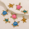 Stainless Steel Turtle Pendant Jewelry With Diamond And Electroplating