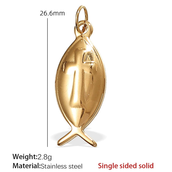316L Stainless Steel Turtle Starfish Marine Life Pendant Jewelry Accessories Electroplated Diy Pendant Necklace