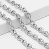 Stainless Steel Twist Chain Hiphop Jewelry Accessories With Electroplating