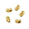 Stainless Steel Twist Pattern Beads Electroplated Gold Bracelet Necklace Diy Antique Hairpin Material