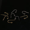 Stainless Steel U Shaped Ear Hook Earrings Handmade Jewelry Accessories Electroplated