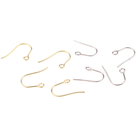 Stainless Steel U Shaped Ear Hook Earrings Handmade Jewelry Accessories Electroplated