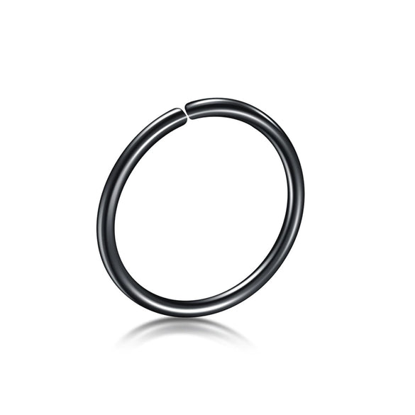 Stainless Steel U Shaped Electroplated Hole Free Nose Ring And Fake Lip Ring Jewelry Unisex