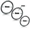 Stainless Steel U Shaped Electroplated Hole Free Nose Ring And Fake Lip Ring Jewelry Unisex