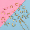 Stainless Steel U Shaped Horseshoe Buckle Jewelry Accessories Electroplated Handmade