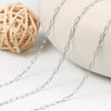 Stainless Steel Ultrafine Long Cross Beaded Chain Handmade Electrolysis Chain