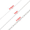 Stainless Steel Ultrafine Long Cross Beaded Chain Handmade Electrolysis Chain