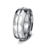 Stainless Steel Unisex Geometric Electroplated Ring Jewelry