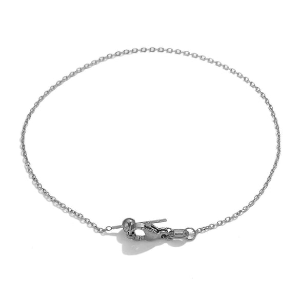 Stainless Steel Universal Diy Jewelry Accessories Bracelet With Positioning Beads And Sunflower Chain Electroplated